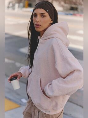 Free People Flocked Hoodie